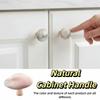 Round Shell Drawer Knob White Rough Crystal Cabinet Handle Natural Wardrobe Pulls  Wine Cabinet
