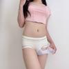 Open Closed Penis Sheath Underwear Men Soft Comfort Women Panties For Men Japanese Sweet Mid-Waist Sissy Lingerie Roleplay Brief