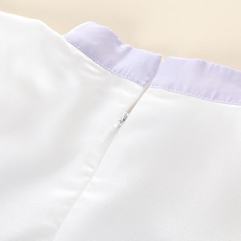 Vestido Hanfu de Malla Nuevo Estilo Chino para Niñas Mengtejiao