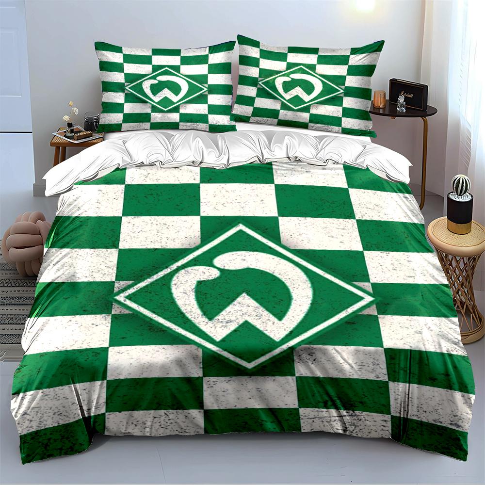 Green Checkered Bedding Set Bedding set (1 duvet cover, 2 pillowcases, duvet not included)