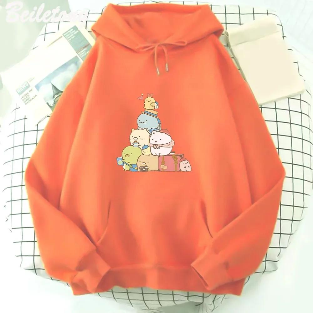 Sumikko Gurashi Hoodies Y2k Clothes Female Graphic Sweatshirts Aesthetic Graphic Kawaii Women Sweatshirt for Men Clothing