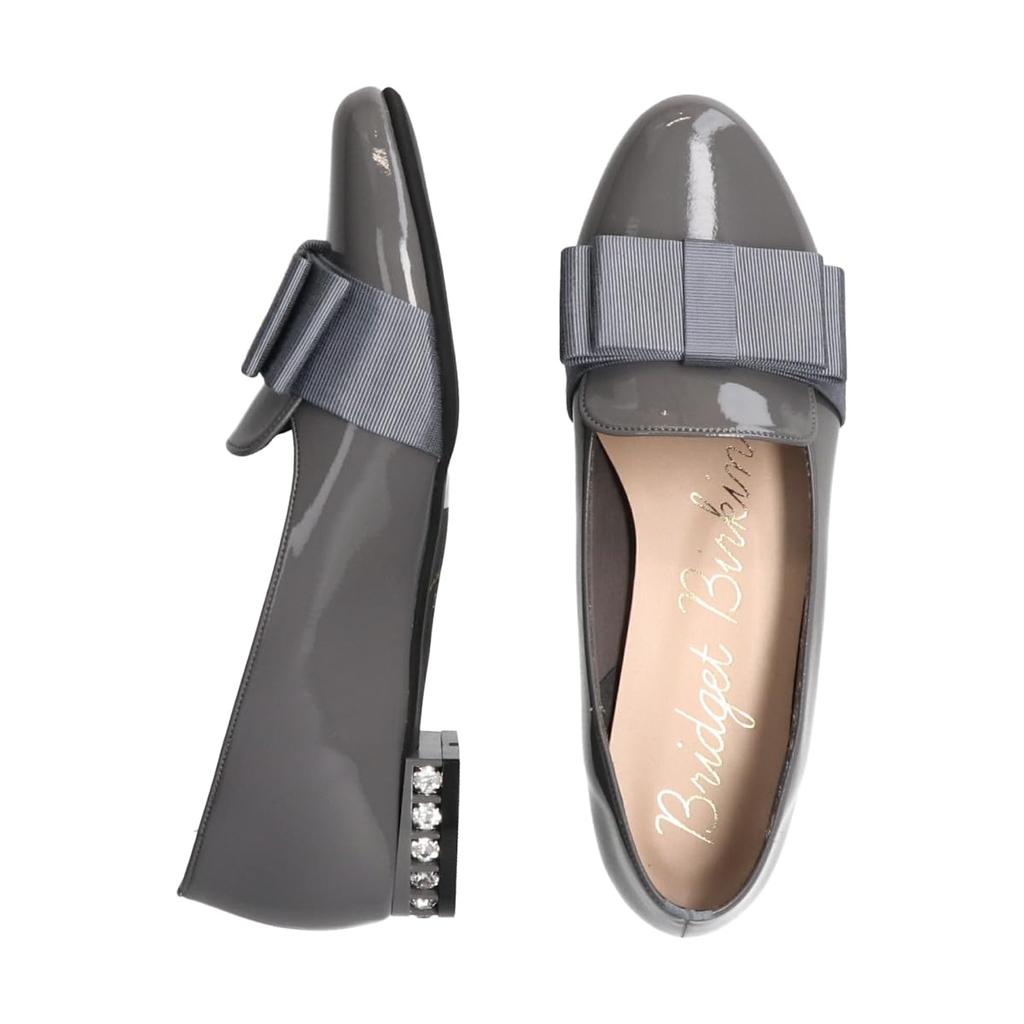 Bridget Birkin Girly Ribbon Loafers, Women's, Gray, Size 23.0 cm
