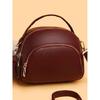 Crossbody Bag Women Faux Leather   Multi Zipper Daily Commute