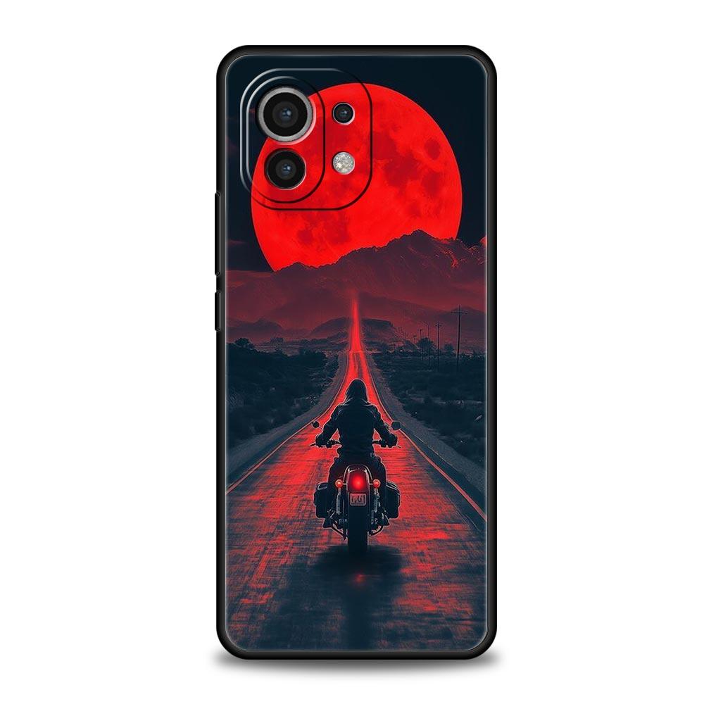 

Чехол для телефона для Xiaomi Mi 15 14 13 12 11 Lite 14T 13T 12T 11T Pro Poco X7 X6 X5 X3 Pro F6 F5 F4 Крышка Крутой мотоцикл Xiaomi 14 Pro