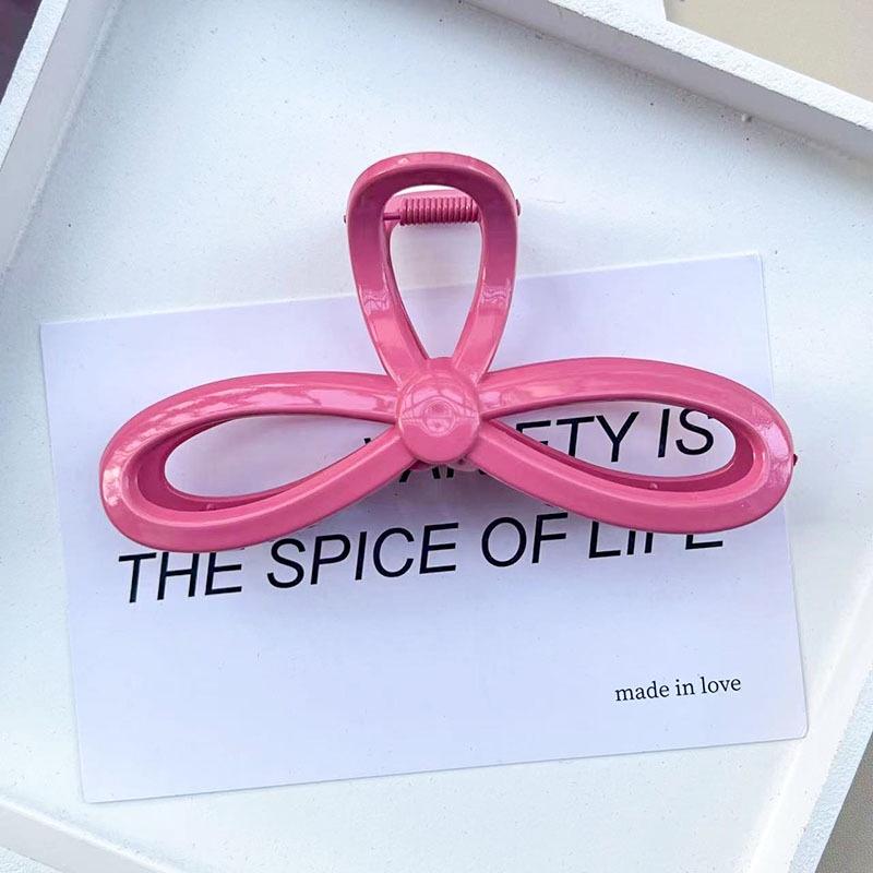 Barrette à cheveux style ins avec grande capacité et design élégant en forme de nœud