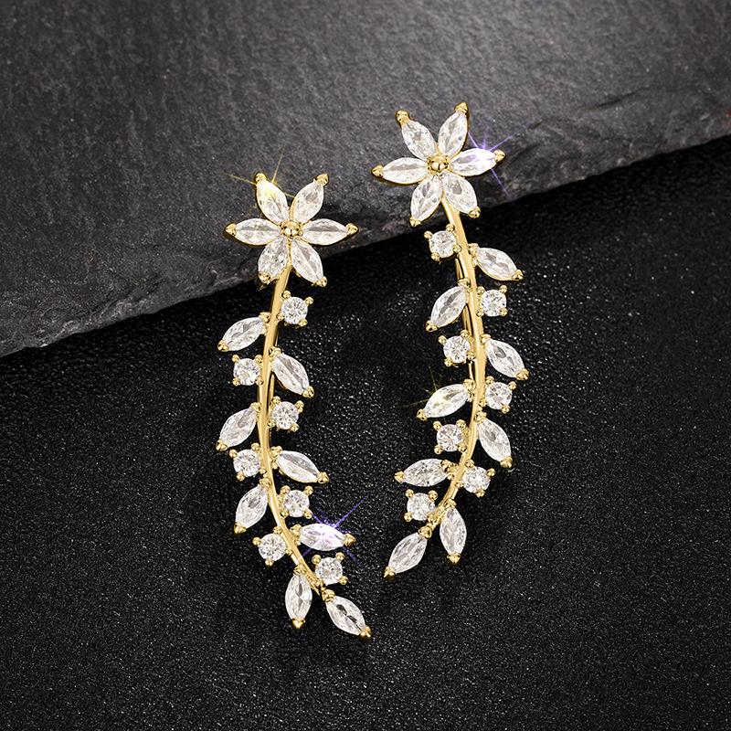 Flower Petal Ear Hook Earrings - Inspired by Song Hye Kyo