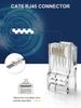 RJ45 CableCreation LAN Pack of for LAN Easy and Resistant to Breaking Connectors, Connectors, Through-Type, 50, Cat6/Cat5e/Cat5 Cables, Wiring,