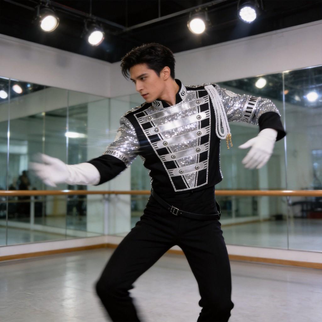 Michael Jackson Sequin Stage Costume For Halloween Cosplay Performances