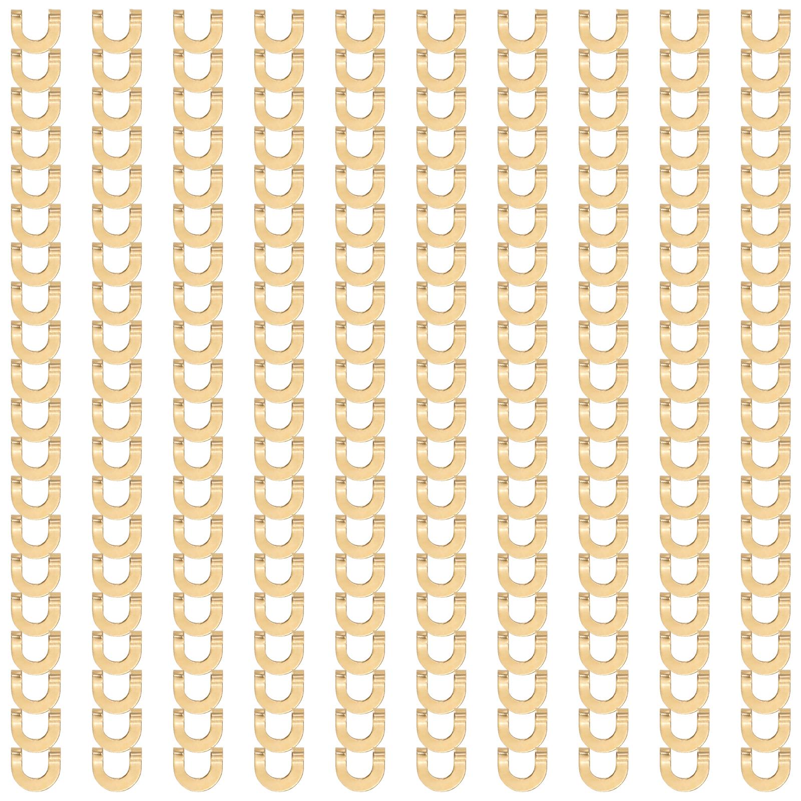 

200 шт. Рыболовные блесны лепестки спиннербейт детали спиннер вертлюжки для изготовления спиннеров U-образные звенья легкое вращение рыболовные вертлюжки S