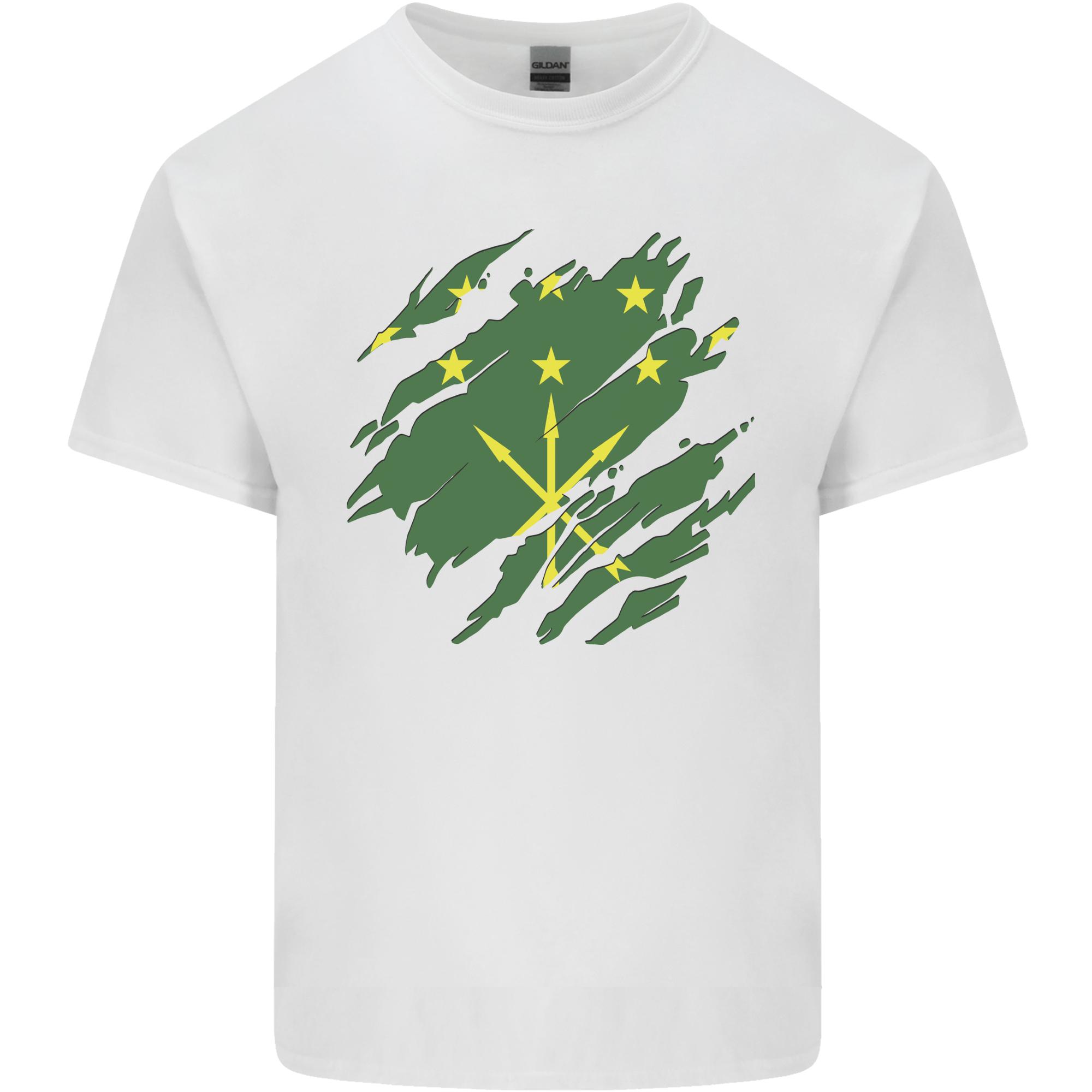 Torn Flag Adygea Unisexs Light Cotton TShirt S