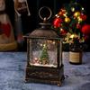 Christmas Wind Lanterns: Santa Claus Retro Water Bucket with Music & Light