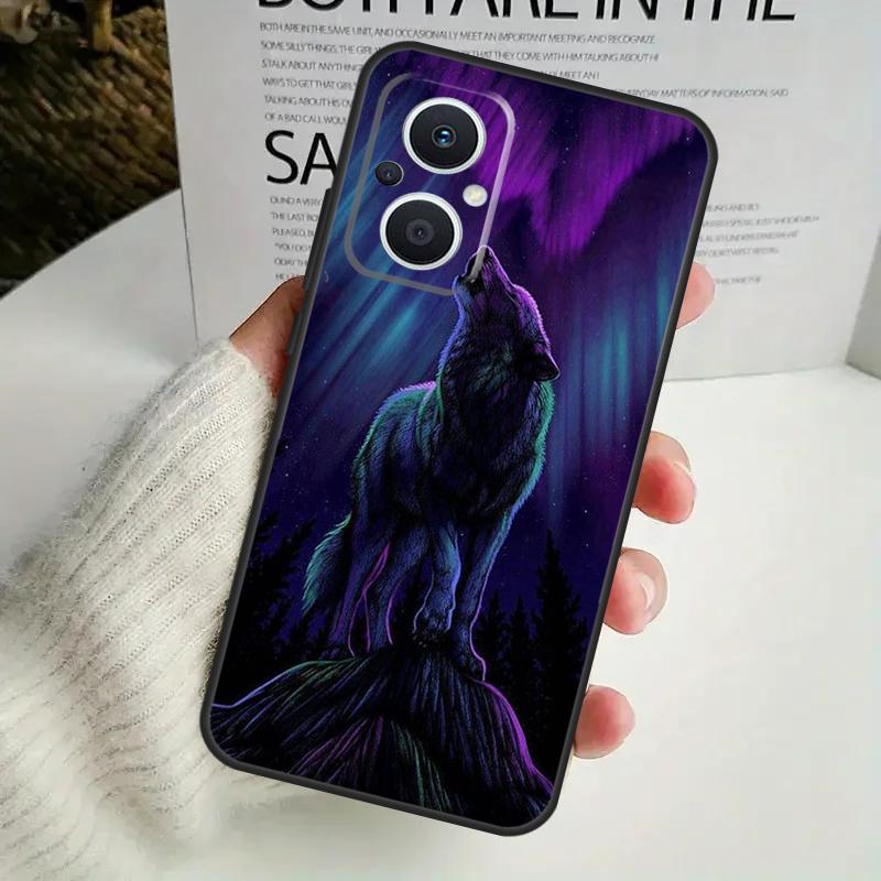 Animal Wolf Galaxy Phone Case For OPPO Reno 14F 12F 12 11 13 F 10 Pro 8T 7 8 Lite OPPO Find X9 X8 X6 X5 Pro Cover