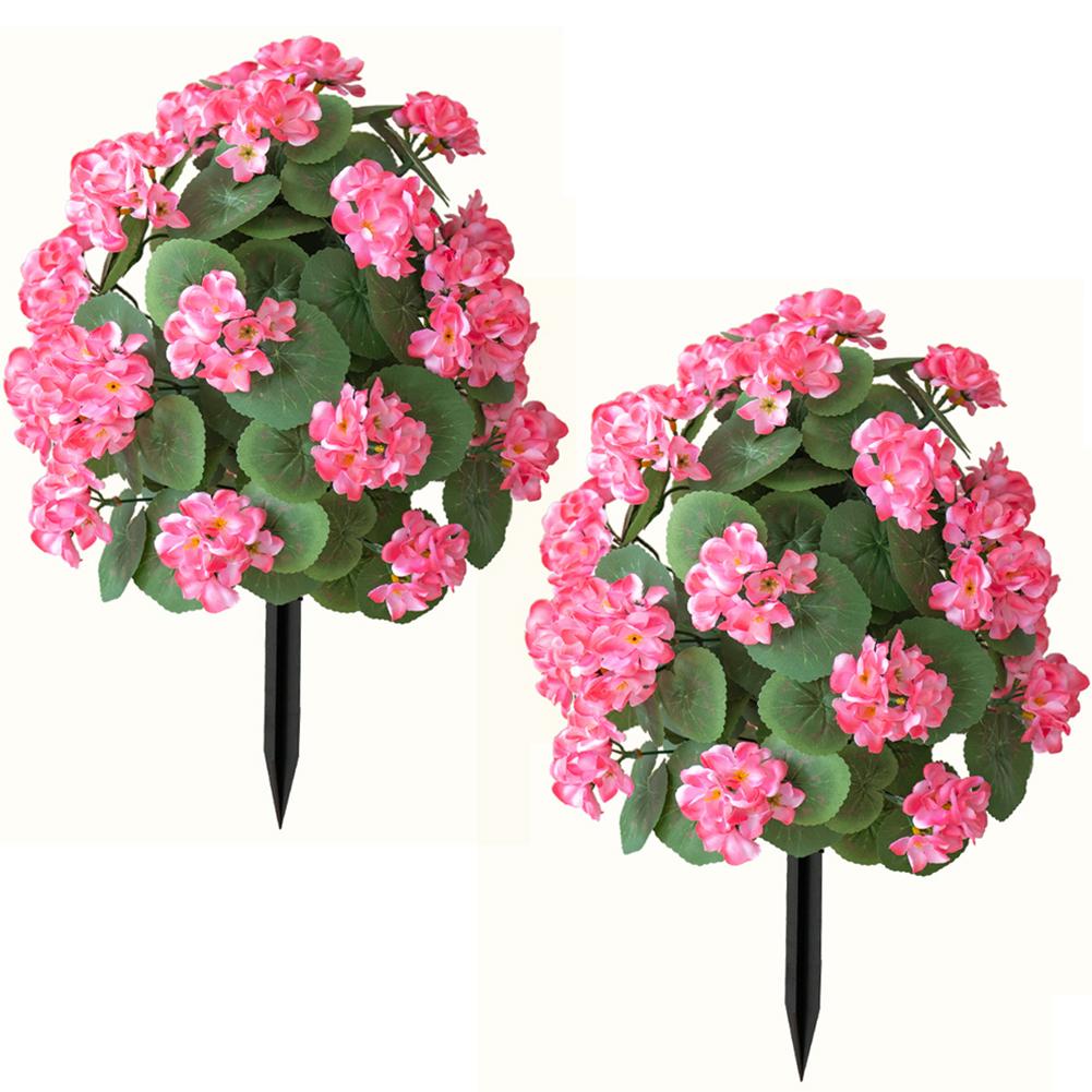 

Outdoor Decoration Artificial Begonia Flower Customizable Display Style Hassle-Free Floral Arrangement Decorative Piece
