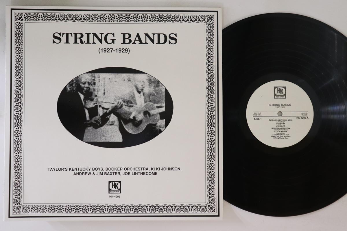 

LP Record VARIOUS - String Bands 1927-1929 HK4009 HK 1989 Austria Blues Used