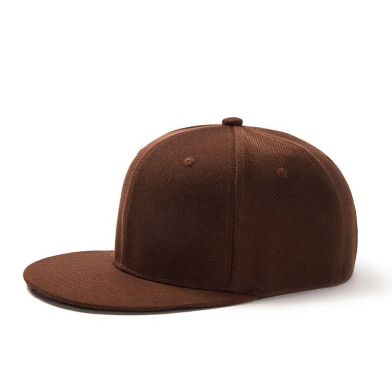 Classic Solid Plain Snapback Hat With Adjustable Fit For Men And Women