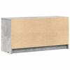 TV Cabinet with LED Lighting Concrete Grey 100 x 34 x 50 cm
