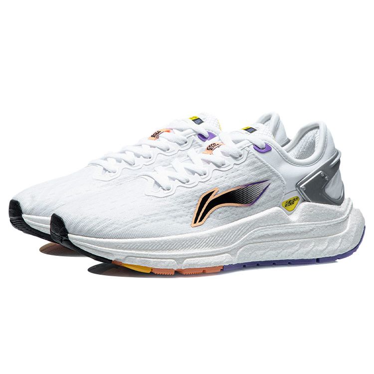 Li Ning Fabric TPU Shock Absorption Non-Slip Wear-Resistant Breathable Supportive Lightweight Low-Top Casual Shoes Women Sneakers ARZR002-5
