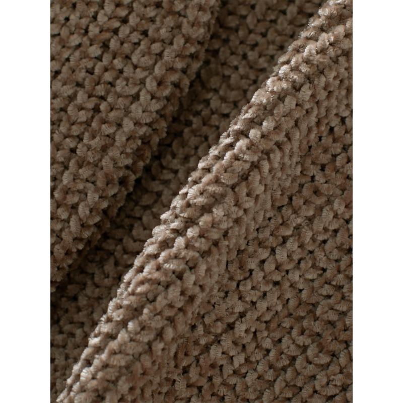 Suéter Liso de Cuello Redondo con Lazo, Suéter Casual de Manga Larga para Otoño e Invierno, Ropa de Mujer