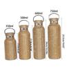 Botella de Agua de Diamante Rhinestone Bling Termo Glitter Botellas Acero Inoxidable Botella de Agua Aislada Regalo