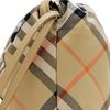Burberry Drawstring Closure Classic Check Nylon Shoulder Bag Women Shoulder Bag Beige 80962101