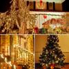 Outdoor Led Solar String Lights Waterproof 8 Modes Lamp For Room Garden Terrace Christmas Tree Decor