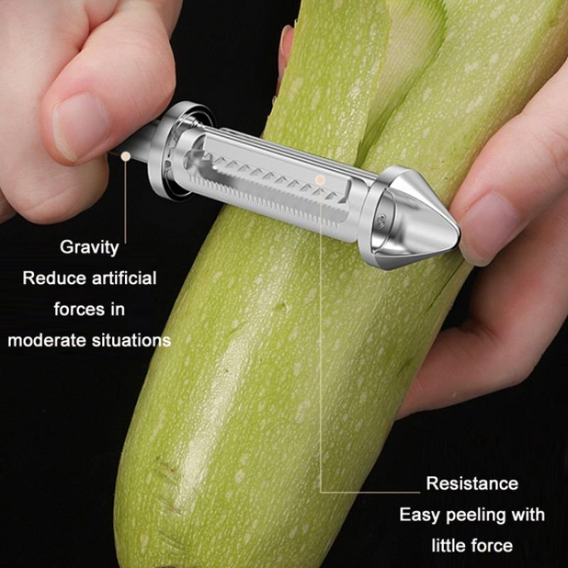 Stainless Steel Multifunctional Peeler Bottle Opener Apple Potato Carrot Vegetable Fruit Peeler Kitchen Essential Durable Tool