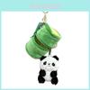 Söt Bambupanda Gosedjur Nyckelring Present till Barn 12 cm