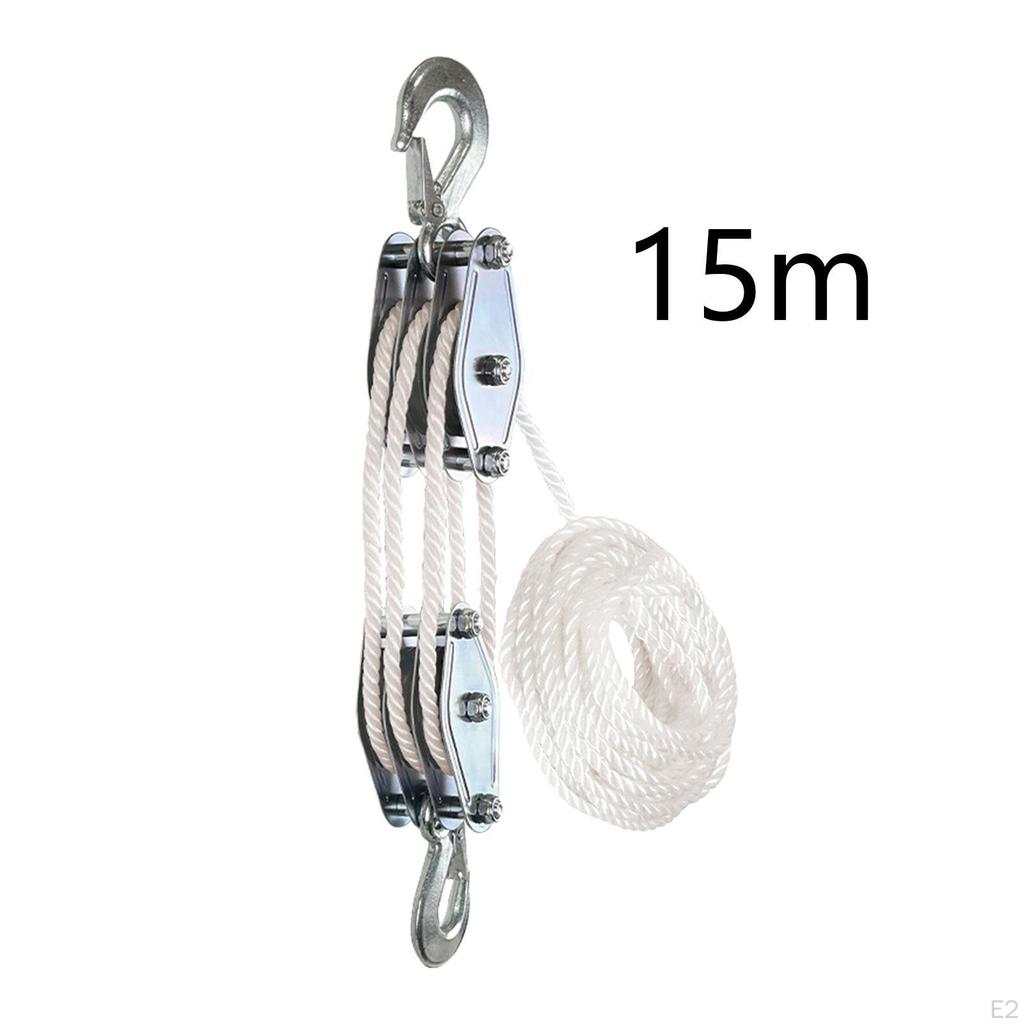 Lift for Heavy Loads, Rotating Pulley Made of Steel