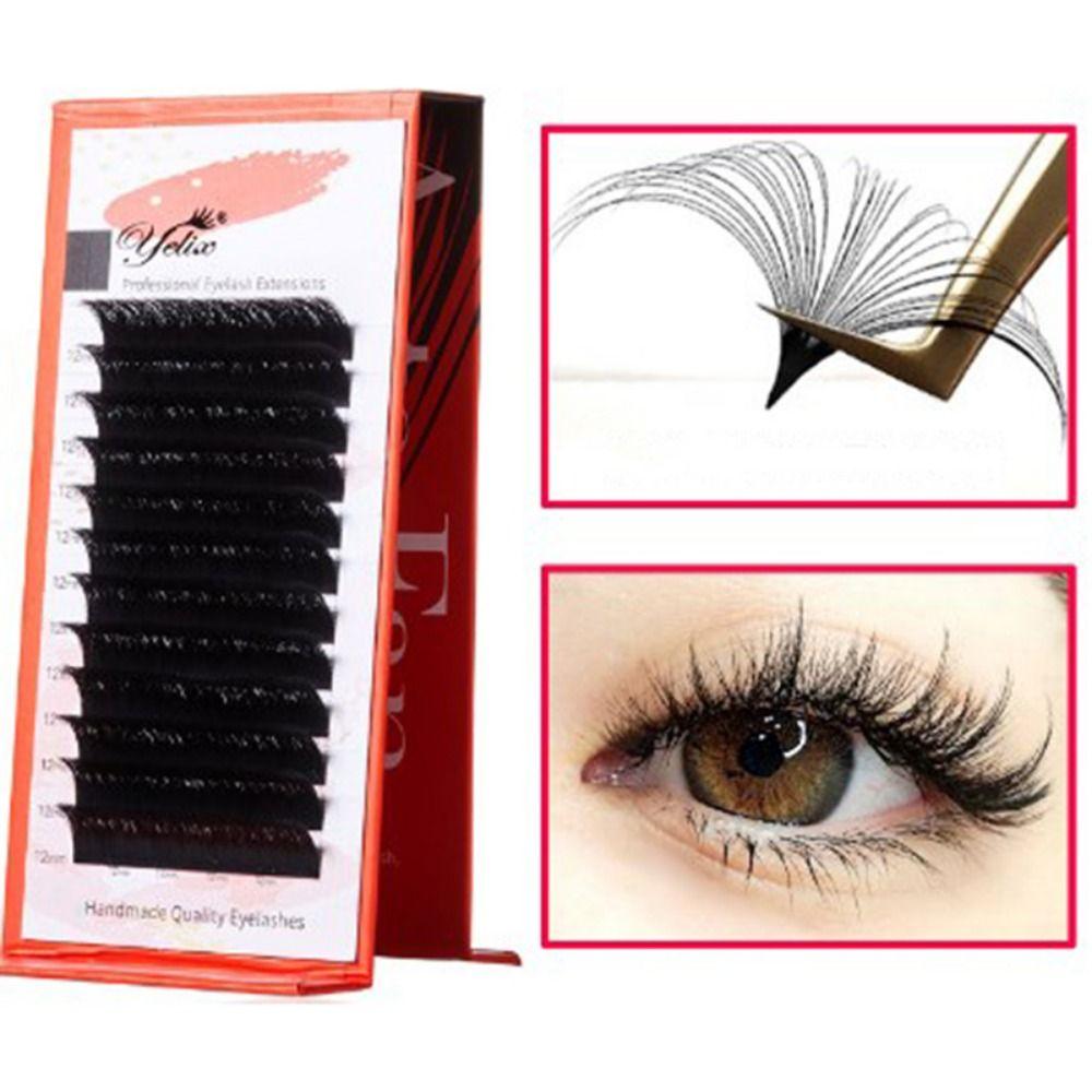 

Faux Mink Lash Clusters Automatic Flowering Shape DIY Eyelash Extension Women