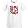 Christmas T-Shirt Sleighin All Day Tipsy All Night