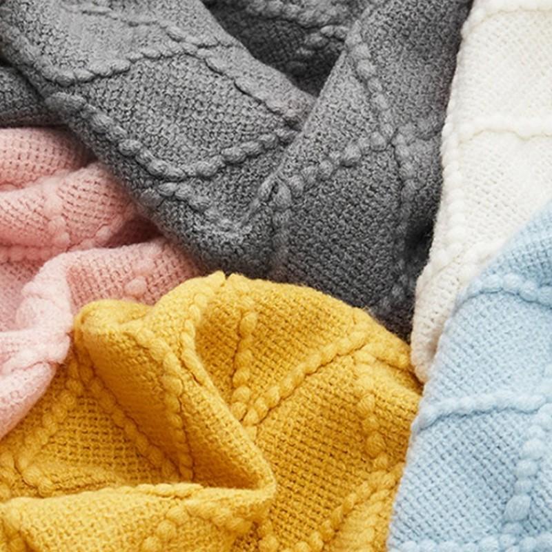 Gift Warm Large Blankets Knitted Tassel Throw for Bed Chair Sofa Couch Cover All-Season Blanket Home Decor Soft Comfortable