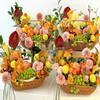 Small Imitation Rattan Bamboo Weave Gift Basket