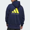 Adidas Basketball Fl Hoody Unitefit Loose Comfortable Fleece Hooded Long Sleeve Sweatshirt Unisex tops KB7550