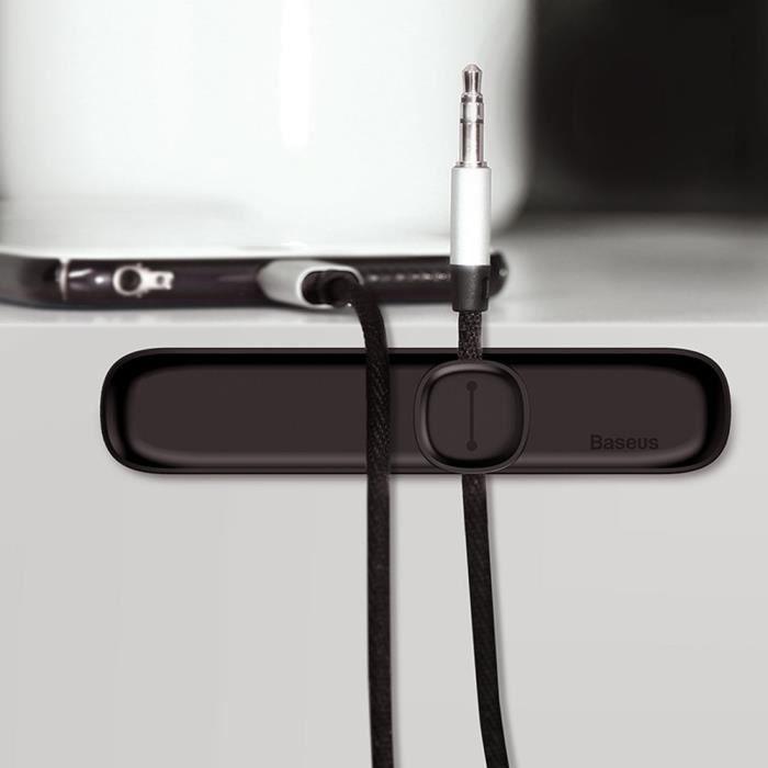 Magnetic Cable Clips Desktop Cable Holder Cable Cord Clip Cable Management BK ZHM70321006BK_1909