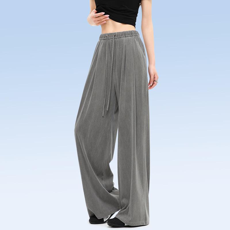 Uncle Radish Lyocell Tencel Jeans Women's Summer Loose Straight Yamamoto Pants Lazy Slack Wide Leg Pants