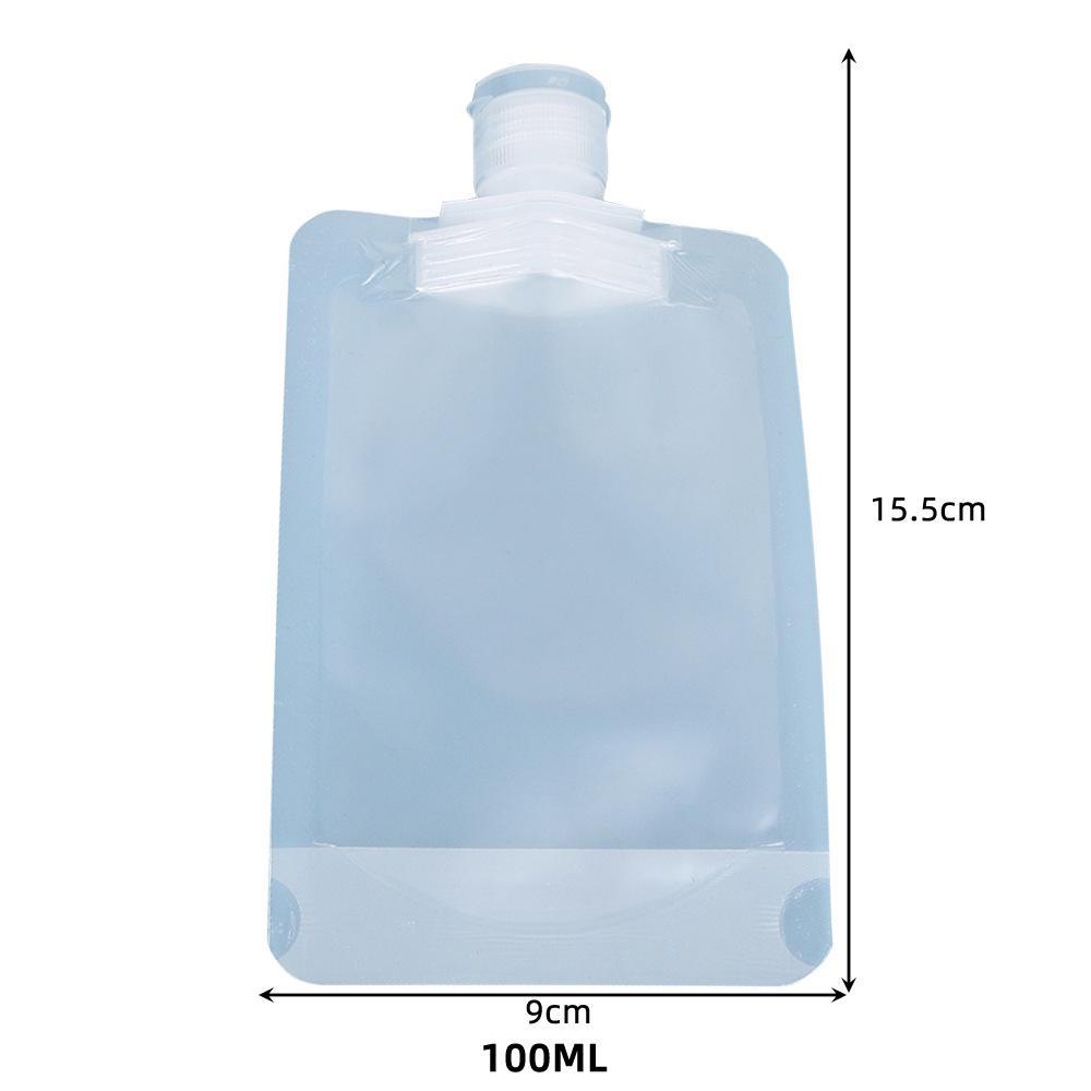 Tragbare Kosmetik-Reisetaschen mit Düsen für Reinigungsmittel, Duschgel und Lotion