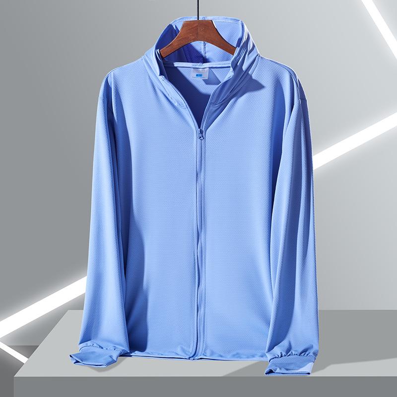 UPF50+ UV Protection Hooded Ice Silk Jacket for Men & Women - Long Sleeve Summer Sun Shirt