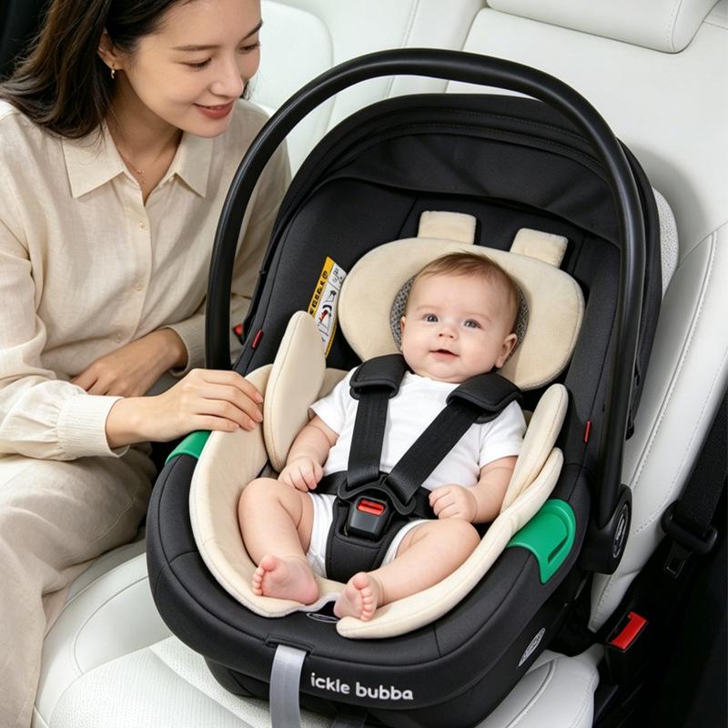 Baby Protective Cushion Set: Newborn Bassinet, Stroller, Car Seat, and Lumbar Support