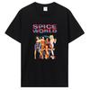 Neues Spice Girls Damen Unisex T-Shirt Mode Filmkunst Freizeit Street T-Shirt Cartoon Charakter Grafik T-Shirt Herrenbekleidung