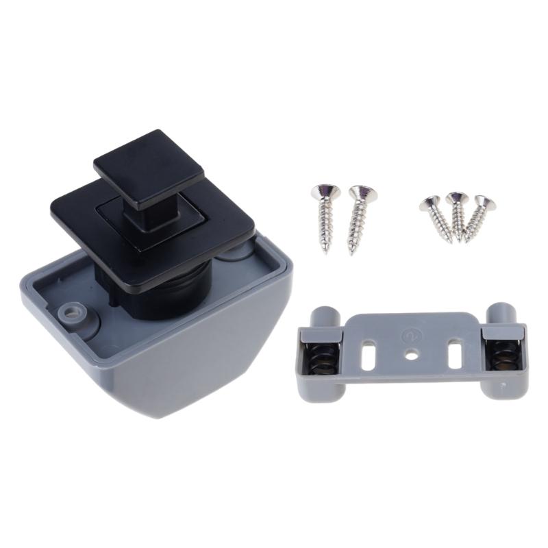 Quick Release Push Button Lock Strong Alloy Construction Push Button Latches for Recreational Vehicles & Watercrafts