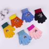 Cute Cartoon Knitted Gloves Windproof Kids Gloves Fashion Full Finger Mittens  Winter