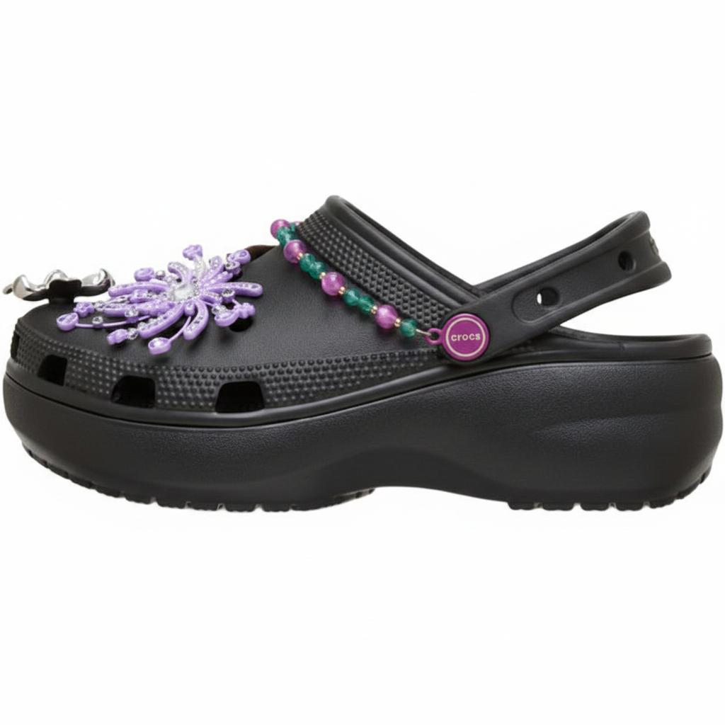 Crocs Cloud Splendor Clogs Women s Black 214113-001 39-40