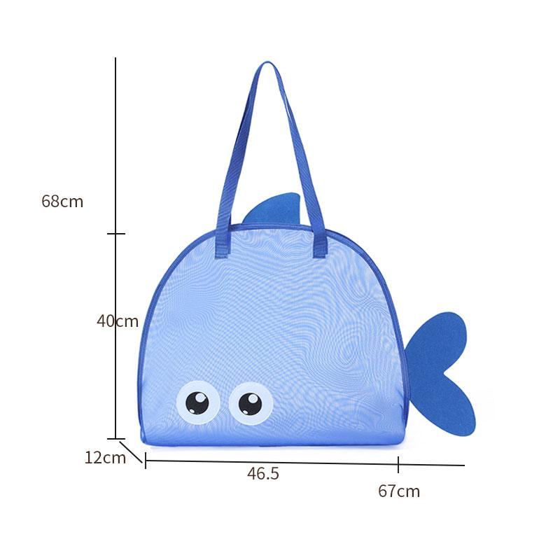 

Summer new travel beach bag children s cartoon toy storage bag swimsuit storage bag big eye handheld toiletry bag синий