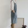 Elegant Kitchen Cooking Apron Oil-Proof Artist Flower Shop Apron Ladies Denim Apron  Restaurant Use
