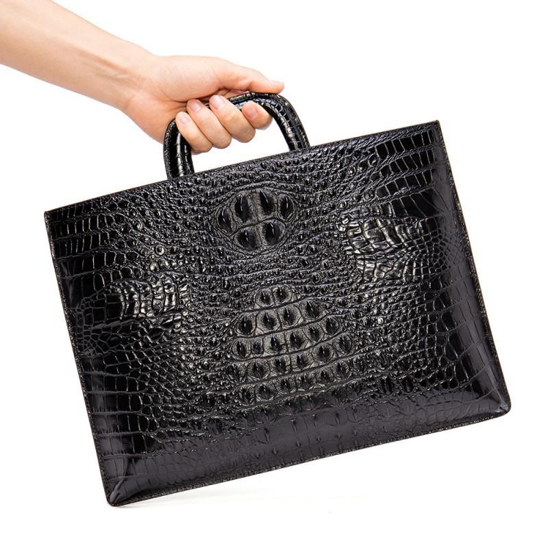 Real Cowhide Men s Large Capacity Computer Bag Retro Multifunctional Diagonal Cross Business Commuting Briefcase чёрный