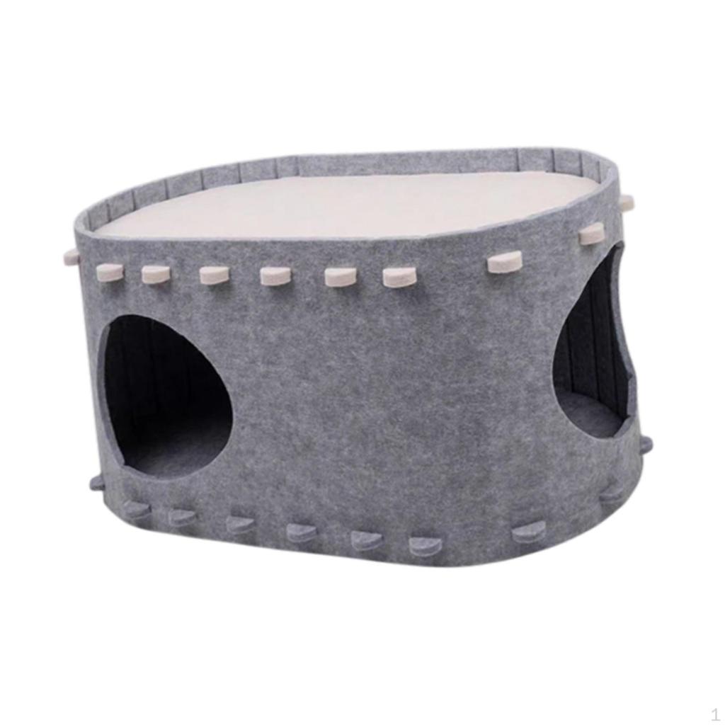 Katzenhaus Bett Höhle Eigentumswohnung Tunnel Zelt zum Schlafen Kätzchen Verstecken Winter