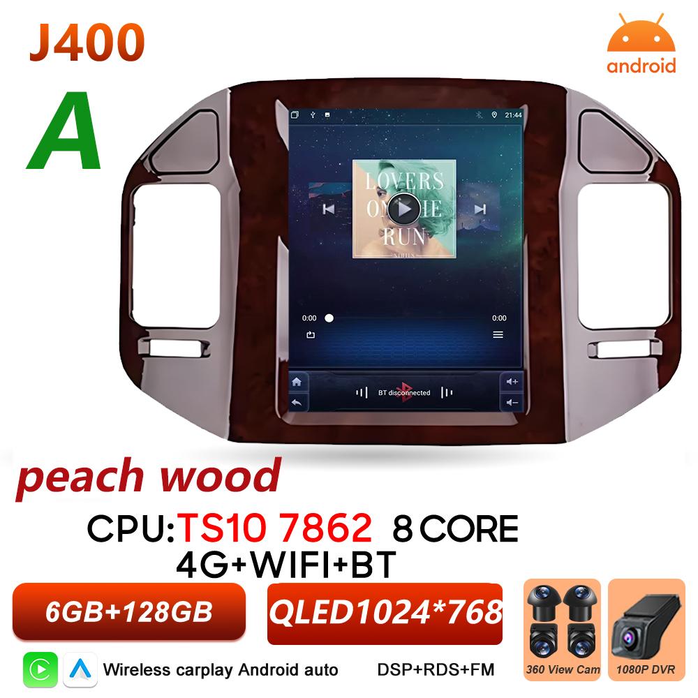Android 16 Car Radio For Mitsubishi Pajero 3 V60 V68 V73 1999-2011 Multimedia GPS Navigation Carplay Auto BT Stereo DSP RSD Wifi
