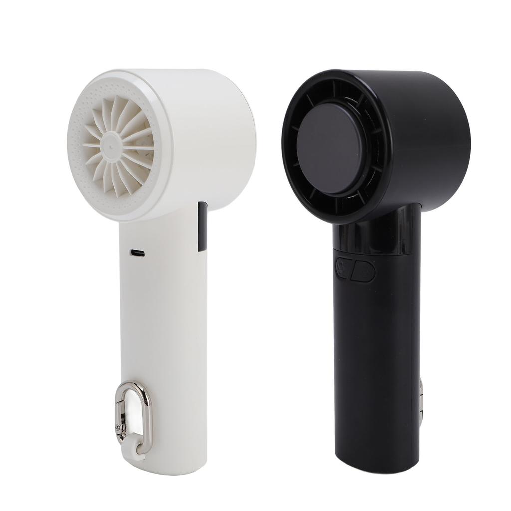 Handheld Cooling Fan Adjustable Wind Speed Personal Cooling Fan with Hook for Travel Outdoor 3000mAh