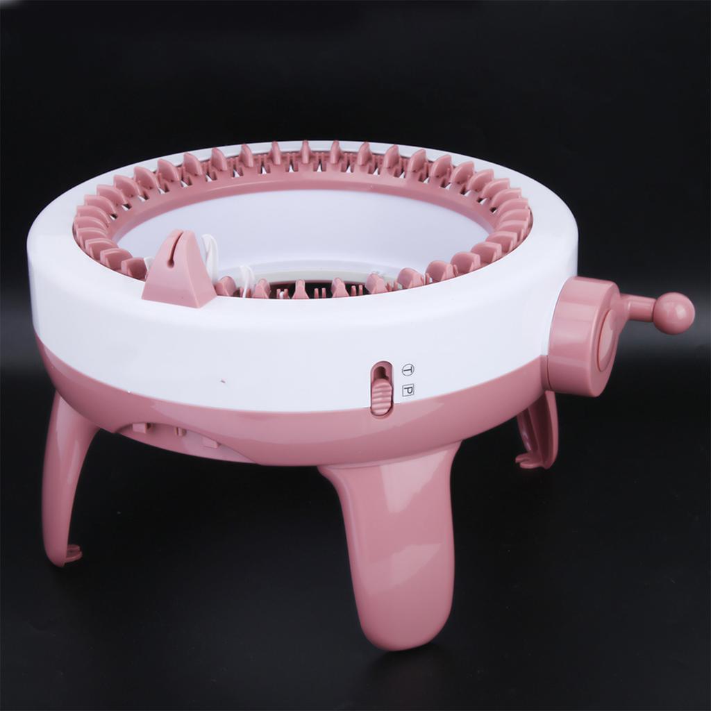 DIY Plastic Hand Knitting Sewing Machine Children Weaving Toy Tool Accessories(40 Needles)