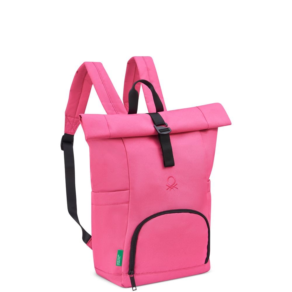 DELSEY PARIS BENETTON BE ROLLTOP RUCKSACK, 22L, PINK (B0376361009), 2 Jahre Garantie, Offizieller Import